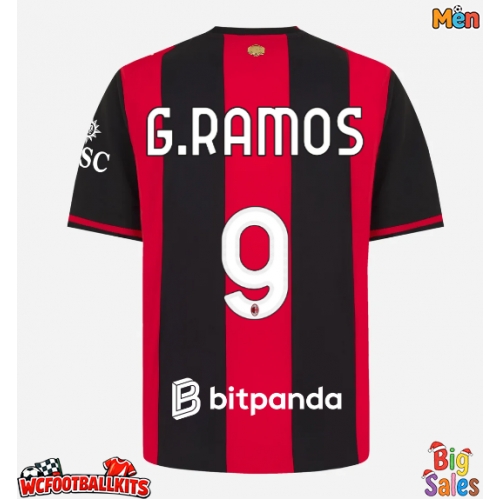 AC Milan Goncalo Ramos #9 Replica Home Stadium Shirt 2026-27 Short Sleeve